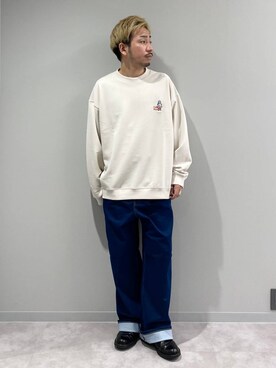 「アイテム（スウェット）」を使った、はりー@Smileさん（メンズ・170cm・30代）の秋コーディネート