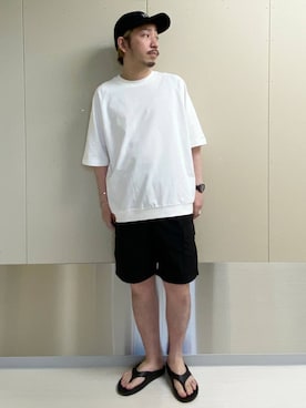 「アイテム（帽子）」を使った、はりー@Smileさん（メンズ・170cm・30代）の夏コーディネート