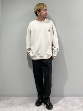 「アイテム（スウェット）」を使った、はりー@Smileさん（メンズ・170cm・30代）の秋コーディネート