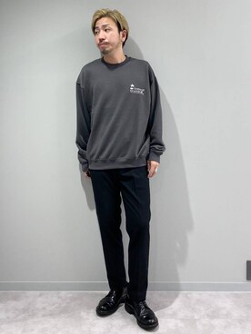「アイテム（スウェット）」を使った、はりー@Smileさん（メンズ・170cm・30代）の秋コーディネート