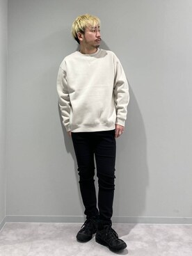 「アイテム（スウェット）」を使った、はりー@Smileさん（メンズ・170cm・30代）の冬コーディネート