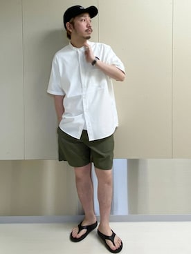 「アイテム（帽子）」を使った、はりー@Smileさん（メンズ・170cm・30代）の夏コーディネート