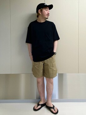 「アイテム（帽子）」を使った、はりー@Smileさん（メンズ・170cm・30代）の夏コーディネート