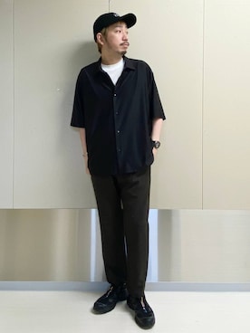 「アイテム（帽子）」を使った、はりー@Smileさん（メンズ・170cm・30代）の夏コーディネート