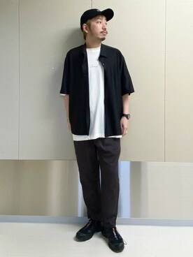「アイテム（帽子）」を使った、はりー@Smileさん（メンズ・170cm・30代）の夏コーディネート