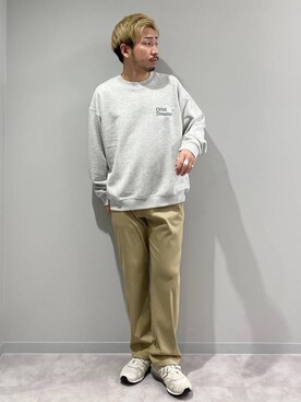 「アイテム（スウェット）」を使った、はりー@Smileさん（メンズ・170cm・30代）の秋コーディネート