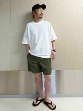 「アイテム（帽子）」を使った、はりー@Smileさん（メンズ・170cm・30代）の夏コーディネート