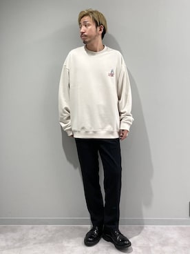 「アイテム（スウェット）」を使った、はりー@Smileさん（メンズ・170cm・30代）の秋コーディネート