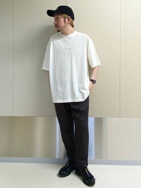 「アイテム（帽子）」を使った、はりー@Smileさん（メンズ・170cm・30代）の夏コーディネート