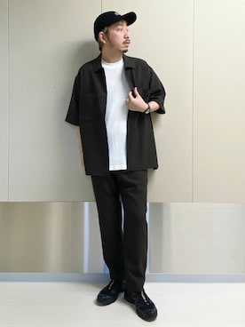 「アイテム（帽子）」を使った、はりー@Smileさん（メンズ・170cm・30代）の夏コーディネート