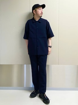 「アイテム（帽子）」を使った、はりー@Smileさん（メンズ・170cm・30代）の夏コーディネート