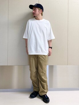 「アイテム（帽子）」を使った、はりー@Smileさん（メンズ・170cm・30代）の夏コーディネート
