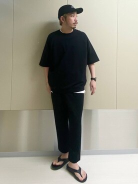 「アイテム（帽子）」を使った、はりー@Smileさん（メンズ・170cm・30代）の夏コーディネート