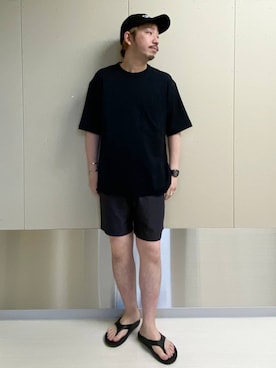 「アイテム（帽子）」を使った、はりー@Smileさん（メンズ・170cm・30代）の夏コーディネート