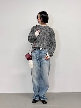 「WANDERUNG（ワンデルング）のアイテム」を使った、kanaさん（レディース・163cm）の冬コーディネート