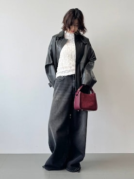 「秋コーデ」｜「アイテム（カバーオール）」を使った、kanaさん（レディース・163cm）の夏コーディネート