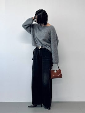 「WANDERUNG（ワンデルング）のアイテム」を使った、kanaさん（レディース・163cm）の秋コーディネート