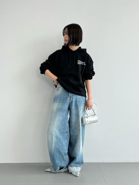 「アイテム（スウェット）」を使った、kanaさん（レディース・163cm・20代）の夏コーディネート