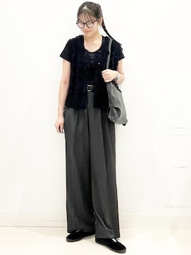 「アイテム（アクセサリー）」を使った、maiさん（レディース・167cm）の秋コーディネート