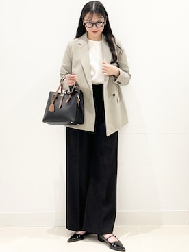 「SMELLY（スメリー）のアイテム」を使った、maiさん（レディース・167cm）の春コーディネート