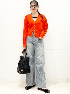 「アイテム（レッグウェア）」を使った、maiさん（レディース・167cm）の秋コーディネート