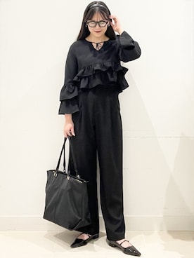 「RODE SKO（ロデスコ）のアイテム」を使った、maiさん（レディース・167cm）の春コーディネート