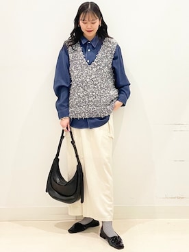 「HEYUMM（ヘユム）のアイテム」を使った、maiさん（レディース・167cm）の冬コーディネート