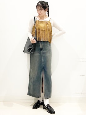 「アイテム（トップス）」を使った、maiさん（レディース・167cm）の夏コーディネート