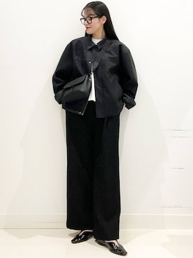 「春のジャケットスタイル」｜「アイテム（ブルゾン）」を使った、mai49さん（レディース・167cm）の春コーディネート