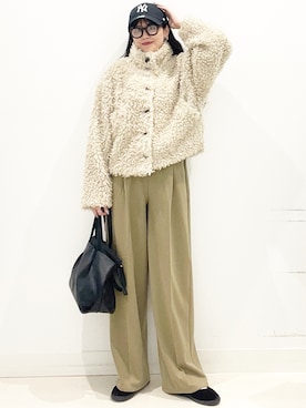 「アイテム（テーラードジャケット）」を使った、maiさん（レディース・167cm）の冬コーディネート