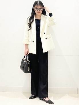 「RODE SKO（ロデスコ）のアイテム」を使った、maiさん（レディース・167cm）の冬コーディネート