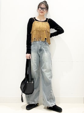 「アイテム（その他雑貨）」を使った、maiさん（レディース・167cm）の秋コーディネート