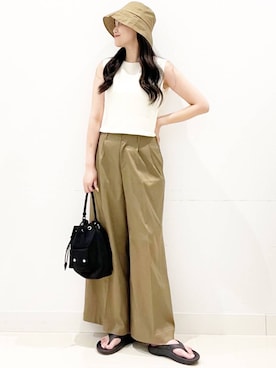 「SMELLY（スメリー）のアイテム（アクセサリー）」を使った、mai49さん（レディース・167cm）の夏コーディネート