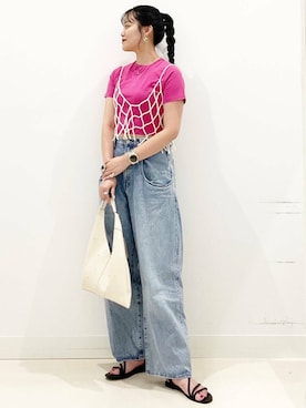 「アイテム（その他小物）」を使った、maiさん（レディース・167cm）の夏コーディネート