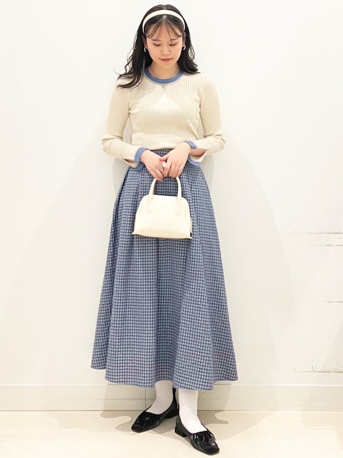 セール】チェックボリュームスカート（スカート）｜SENSE OF PLACE by
