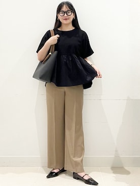 「RODE SKO（ロデスコ）のアイテム」を使った、maiさん（レディース・167cm）の春コーディネート