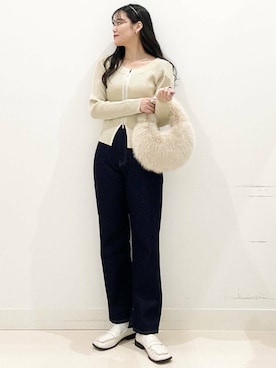 「アイテム（カチューシャ）」を使った、maiさん（レディース・167cm）の秋コーディネート