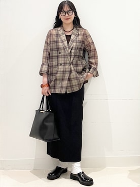 「RODE SKO（ロデスコ）のアイテム（バッグ）」を使った、maiさん（レディース・167cm）の春コーディネート