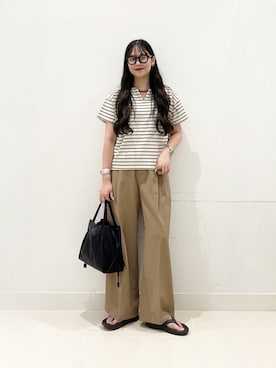 「SMELLY（スメリー）のアイテム」を使った、maiさん（レディース・167cm）の夏コーディネート