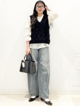 「アイテム（シューズ）」を使った、maiさん（レディース・167cm）の冬コーディネート