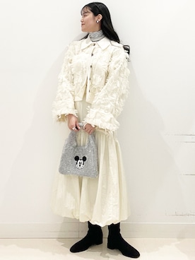 「アイテム（カチューシャ）」を使った、maiさん（レディース・167cm）の秋コーディネート