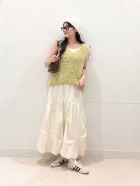 「SMELLY（スメリー）のアイテム」を使った、maiさん（レディース・167cm）の秋コーディネート