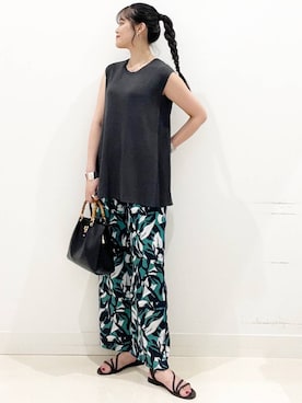 「SMELLY（スメリー）のアイテム（ピアス（両耳用））」を使った、maiさん（レディース・167cm）の夏コーディネート