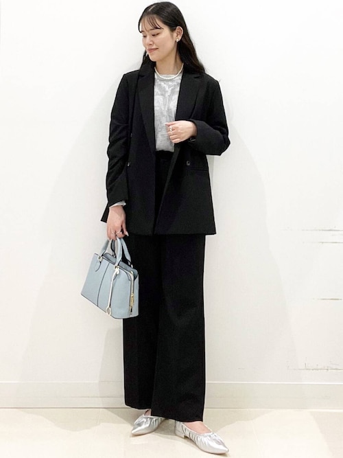 セール】ボリュームスリーブジャガードブラウス（シャツ/ブラウス