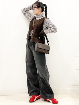 「アイテム（テーラードジャケット）」を使った、maiさん（レディース・167cm）の冬コーディネート