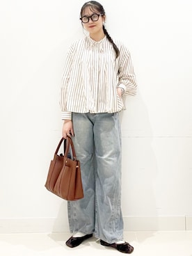 「アイテム（パンツ）」を使った、maiさん（レディース・167cm）の秋コーディネート