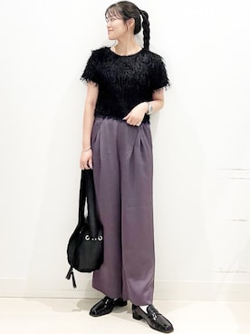「アイテム（Tシャツ/カットソー）」を使った、maiさん（レディース・167cm）の夏コーディネート
