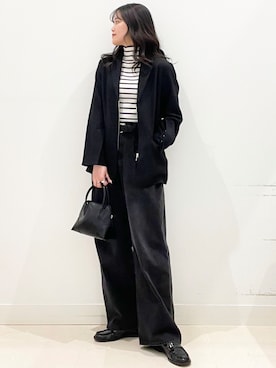 「アイテム（テーラードジャケット）」を使った、maiさん（レディース・167cm）の冬コーディネート