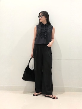 「SMELLY（スメリー）のアイテム」を使った、maiさん（レディース・167cm）の秋コーディネート