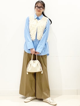 「アイテム（レッグウェア）」を使った、maiさん（レディース・167cm）の秋コーディネート